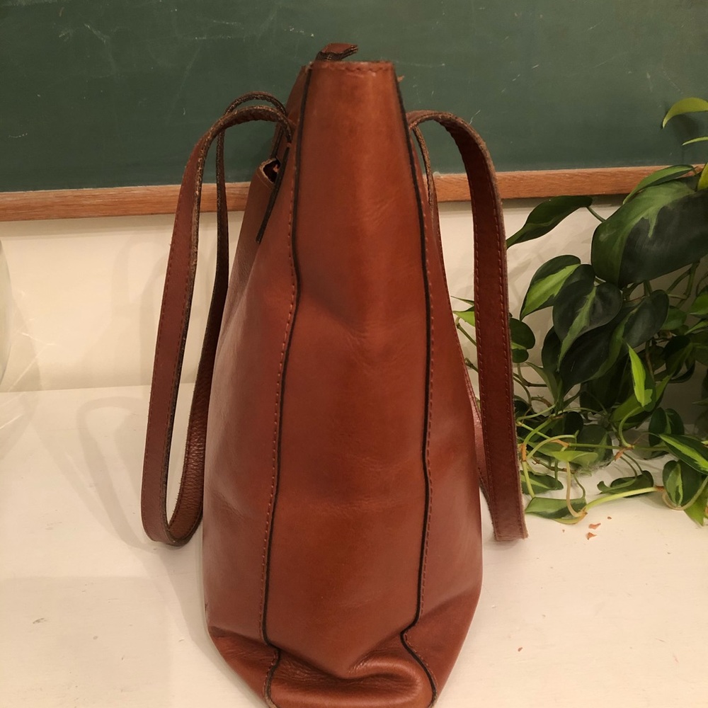 Patricia Nash Brown Leather Tote Bag - Picture 3 of 12